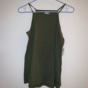 Old Navy olive green tank top